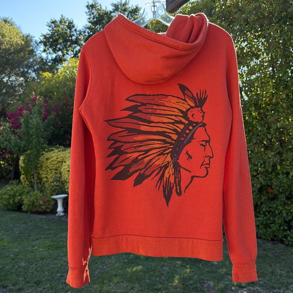 🌿 Aviator Nation Chief Headdress Hoodie Unisex RARE